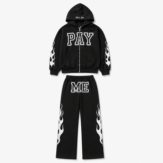 BLACK “PAY ME” SET