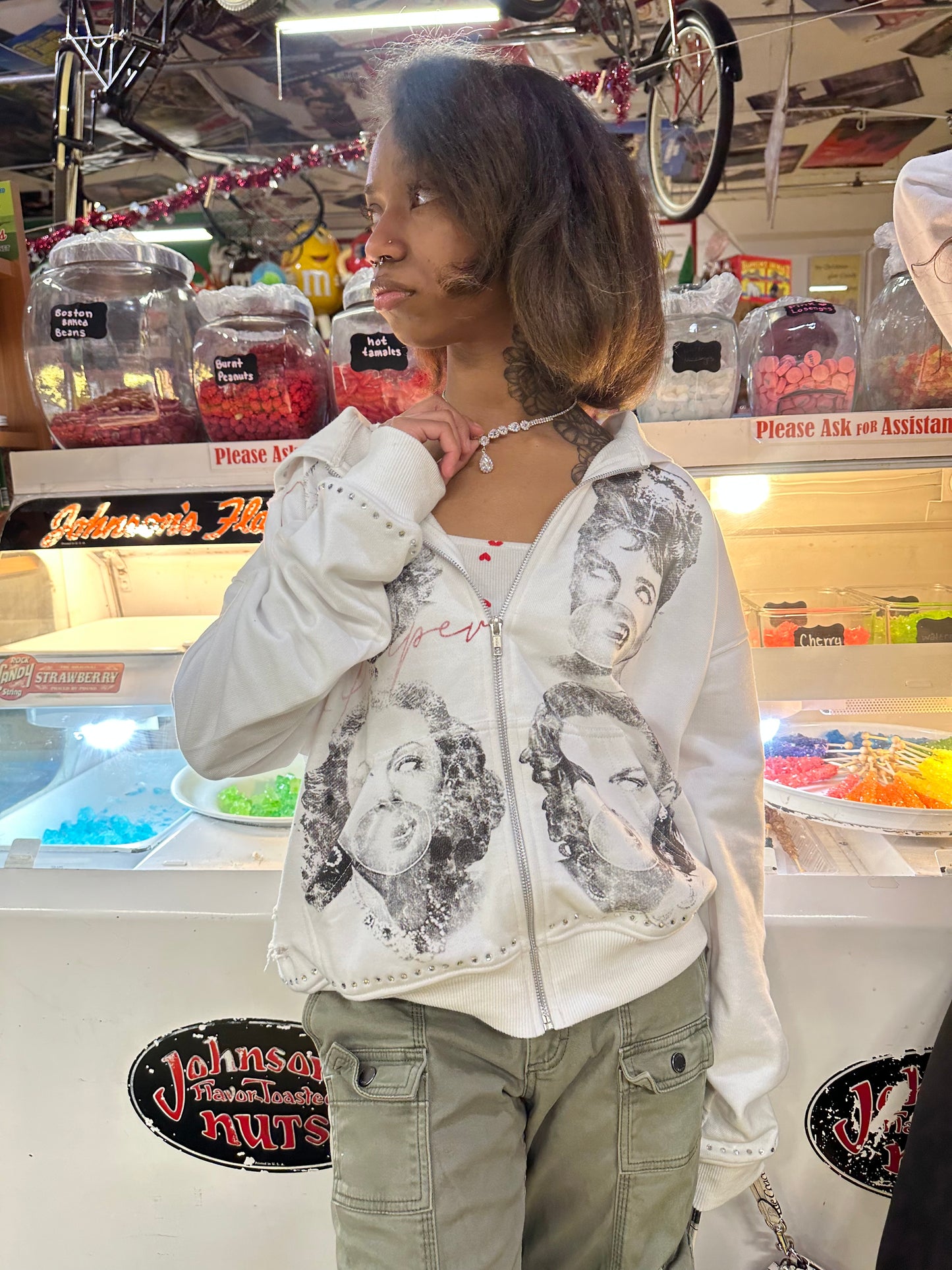 WHITE ‘VAMP’ JACKET